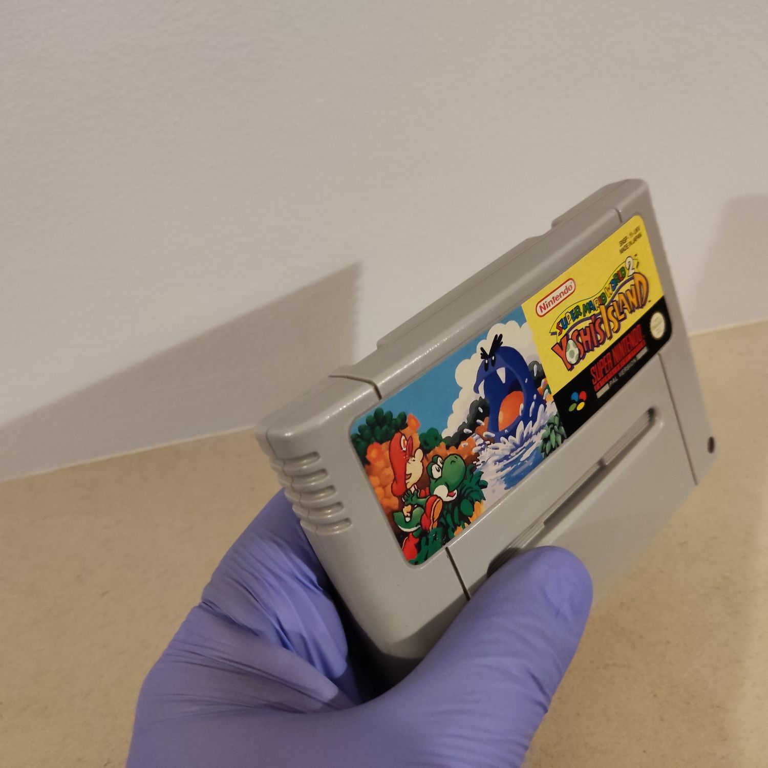 Super Mario World 2: Yoshi's Island - Super Nintendo SNES Cartridge