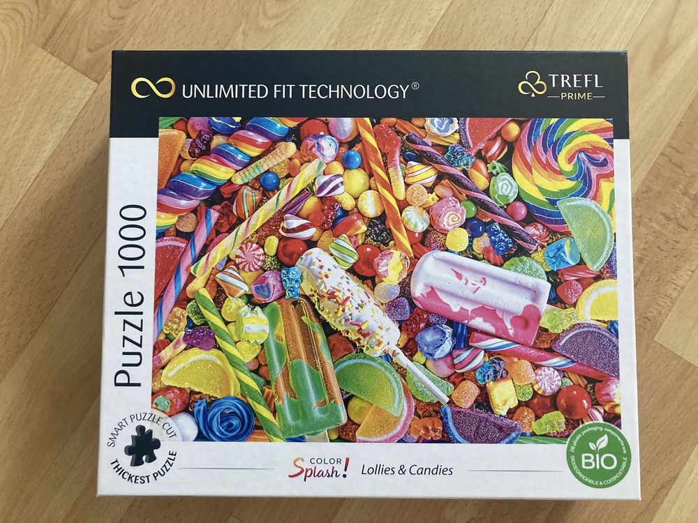 Puzzle 1000 trefl, kompletne