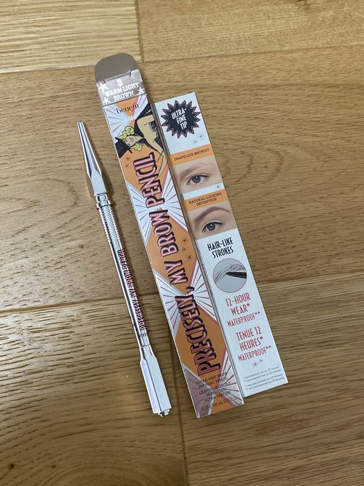 Kredka do brwi precisely my brow pencil Benefit 3 warm light brown