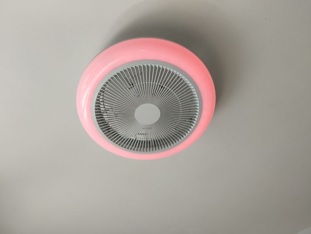 Lampa sufitowa z wentylatorem RGB z pilotem 45 x 15 cm | 1200 lumenów