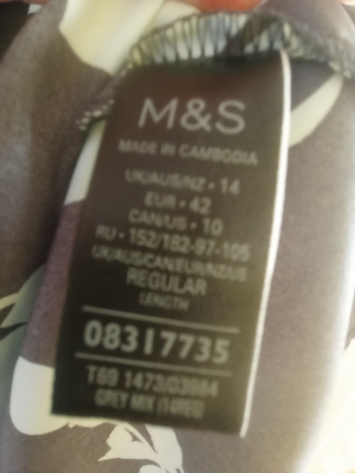 Летнее платье  с длинным рукавом,фирма M&S.
