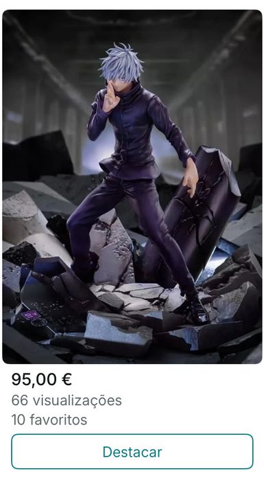 Figura JUJUTSU KAISEN - GOJO SATORU "Espaço Infinito" Novo