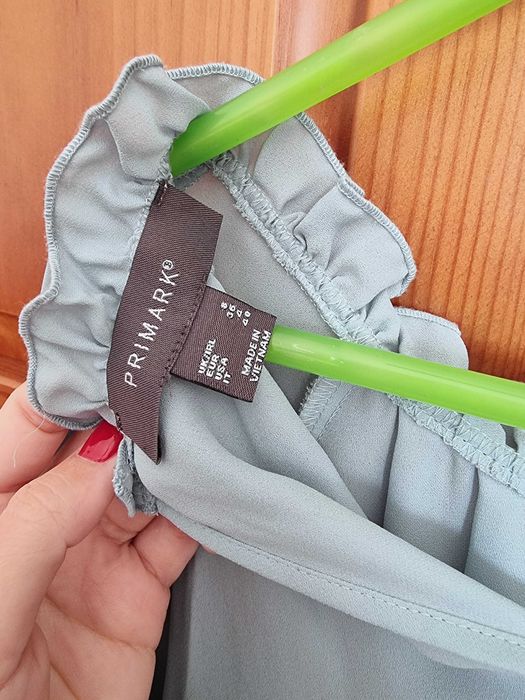 Blusa azul clara Primark, tamanho 36