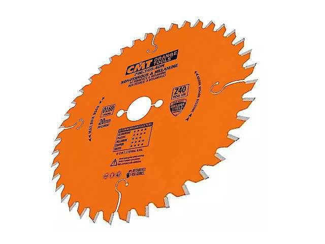 CMT 296.160.40H Tarcza Piła do cięcia Drewna Aluminium 160x20 Z40