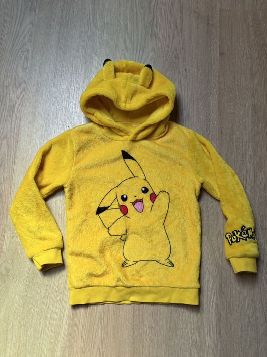 Bluza pikachu pokemon żółta polar przebranie 122 7