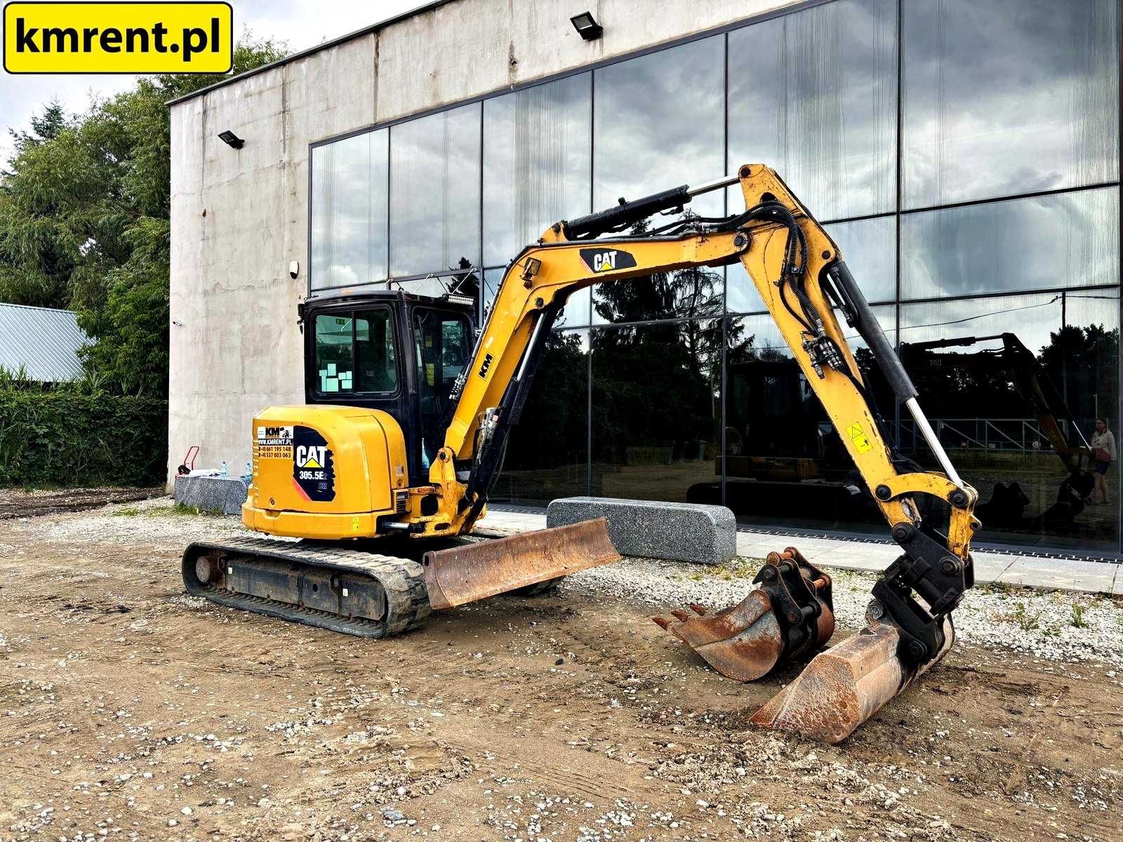 Caterpillar 305.5 Mini-Koparka POWERTILT| JCB 8050 VOLVO ECR 48