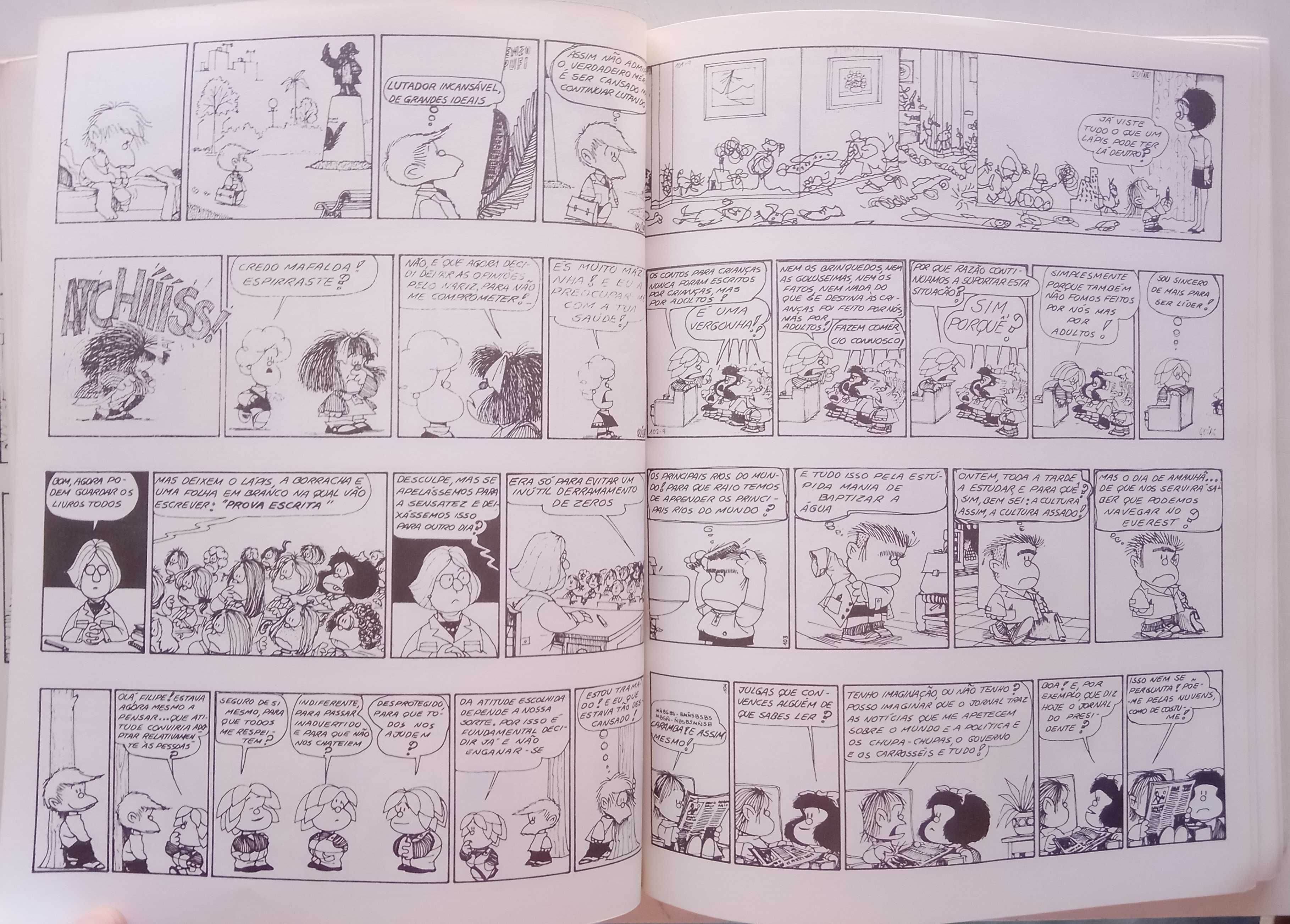 Quino  - - - Deixem a Mafalda Voar - - - - -Livro