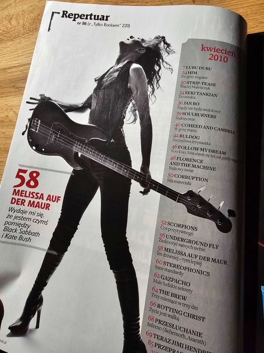 UNIKAT! Teraz Rock 4/2010 - HIM (Ville Valo), Serj Tankian, Scorpion