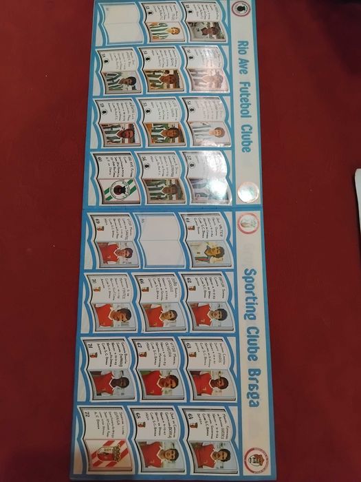 Coleção de cromos Bola ao Centro