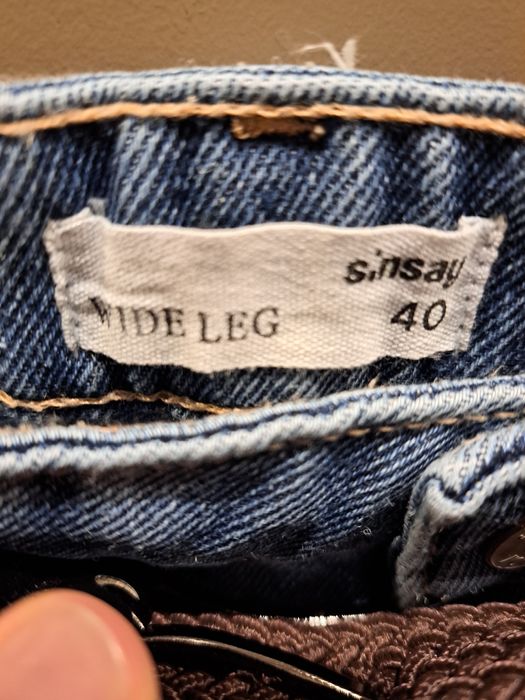 Spodnie jeansowe typu wide leg