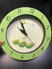Zegar scienny zielony plastik