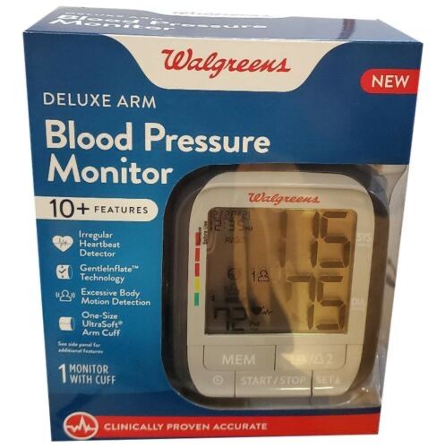 Монітор артеріального тиску на руку делюкс Walgreens оригінал