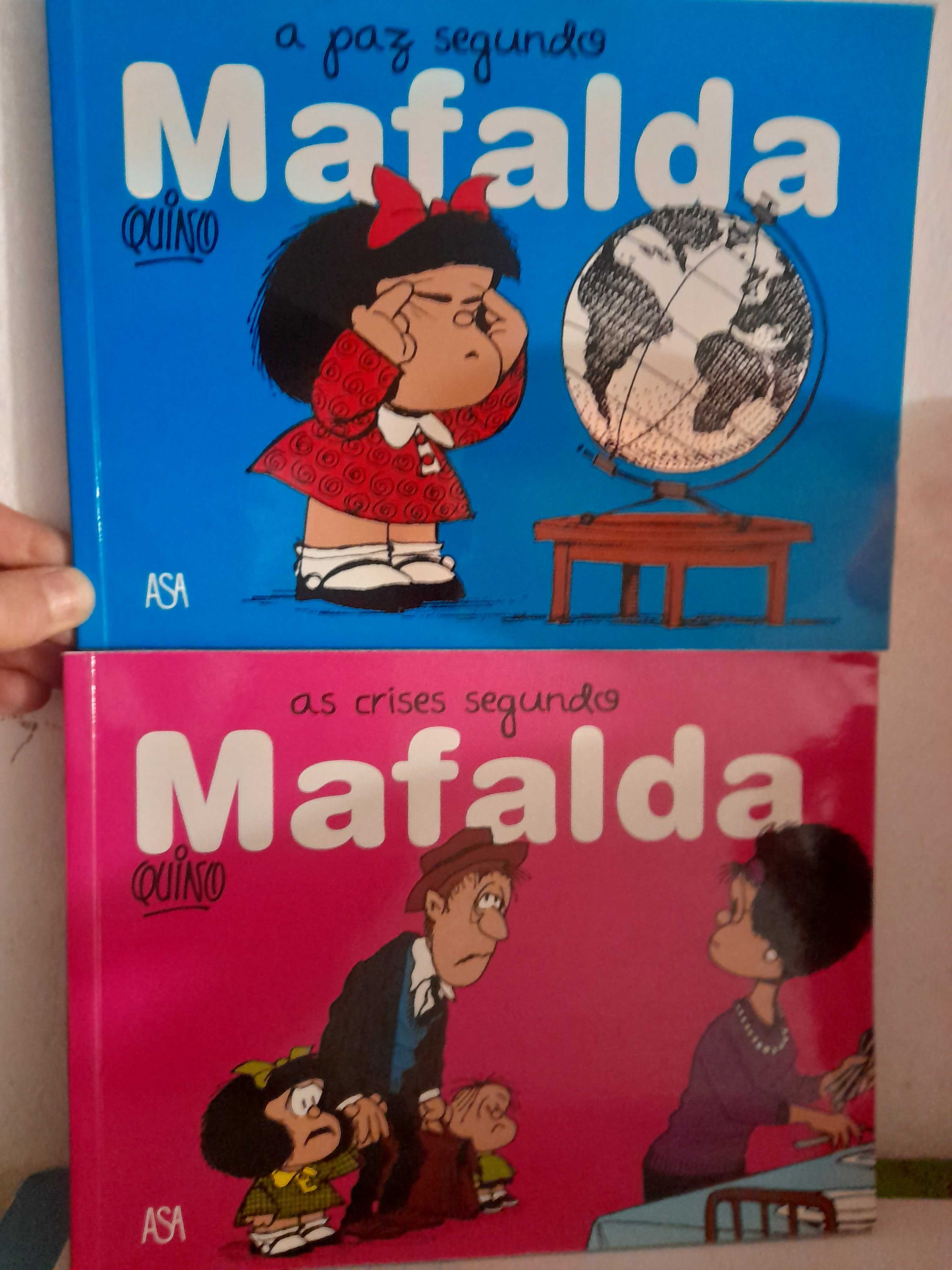 2 Livros BD Mafalda Quino