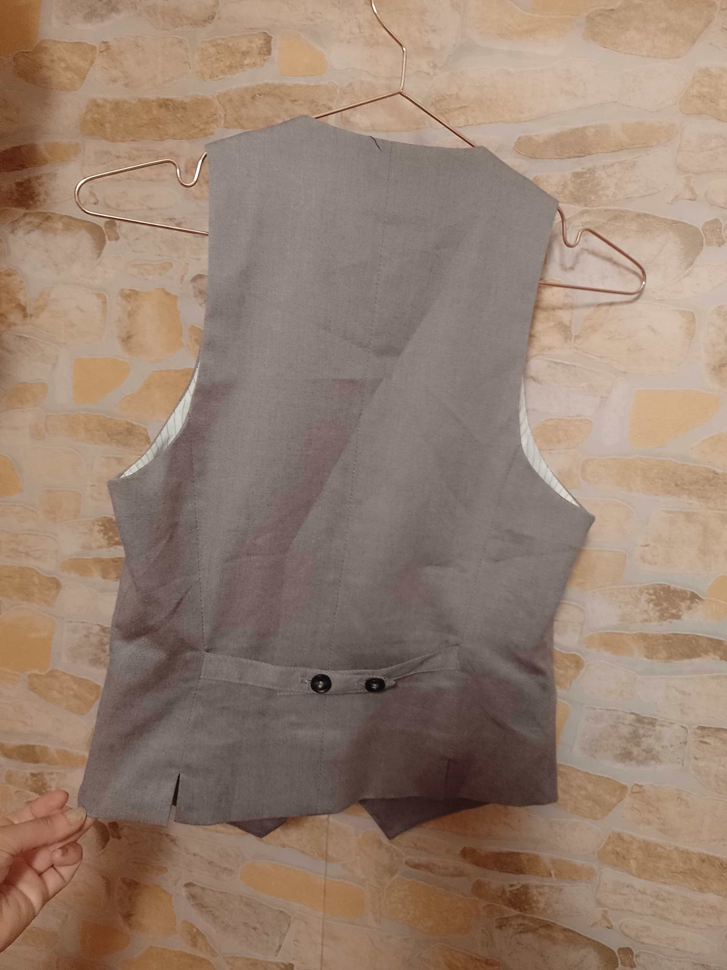 (36/S) H&M/ Biznesowa kamizelka garniturowa z Londynu