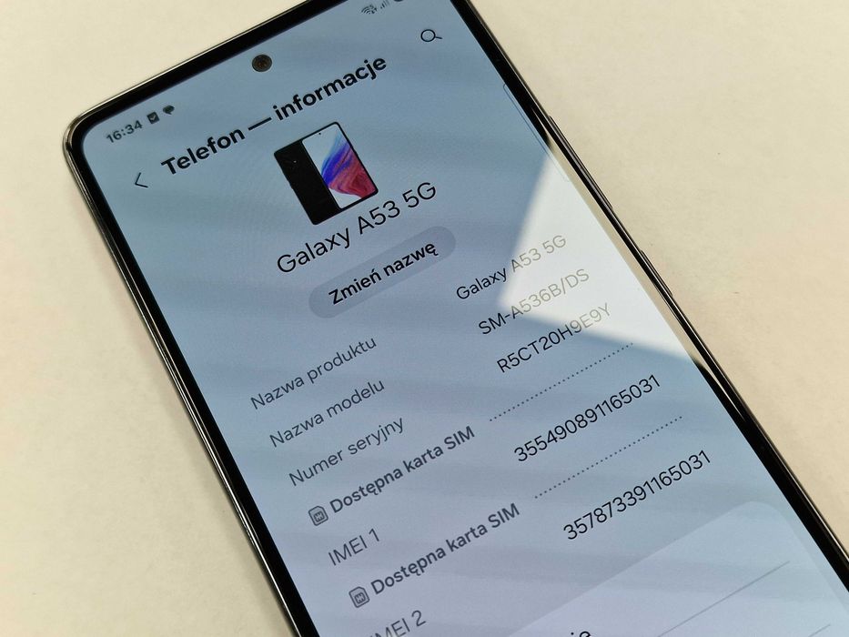 Samsung Galaxy A53 5G Dual SIM/ Awesome Black/ czytaj uważnie opis