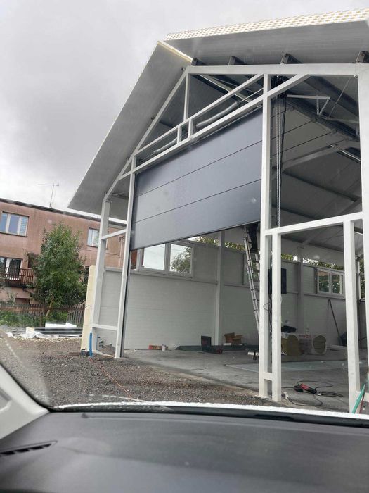 Kompletna brama segmentowa w częściach bez panela 3000x3500 przemysł