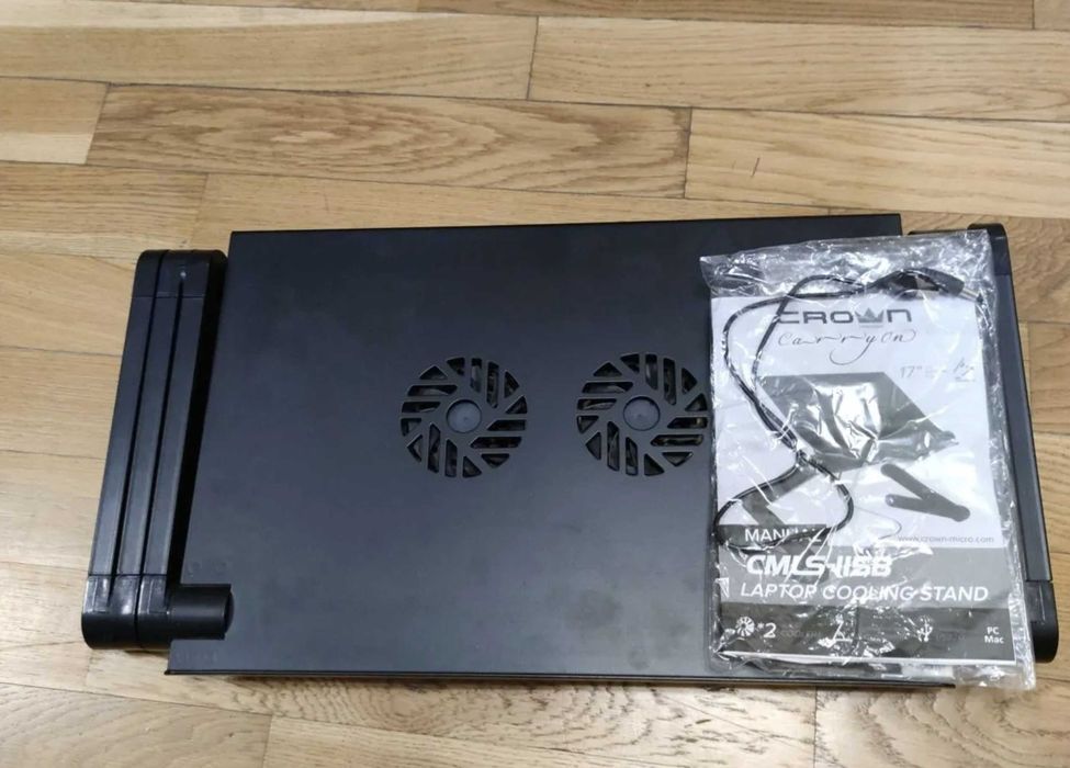 регульований стіл підставка з охолодженням для ноутбука для гаджетів