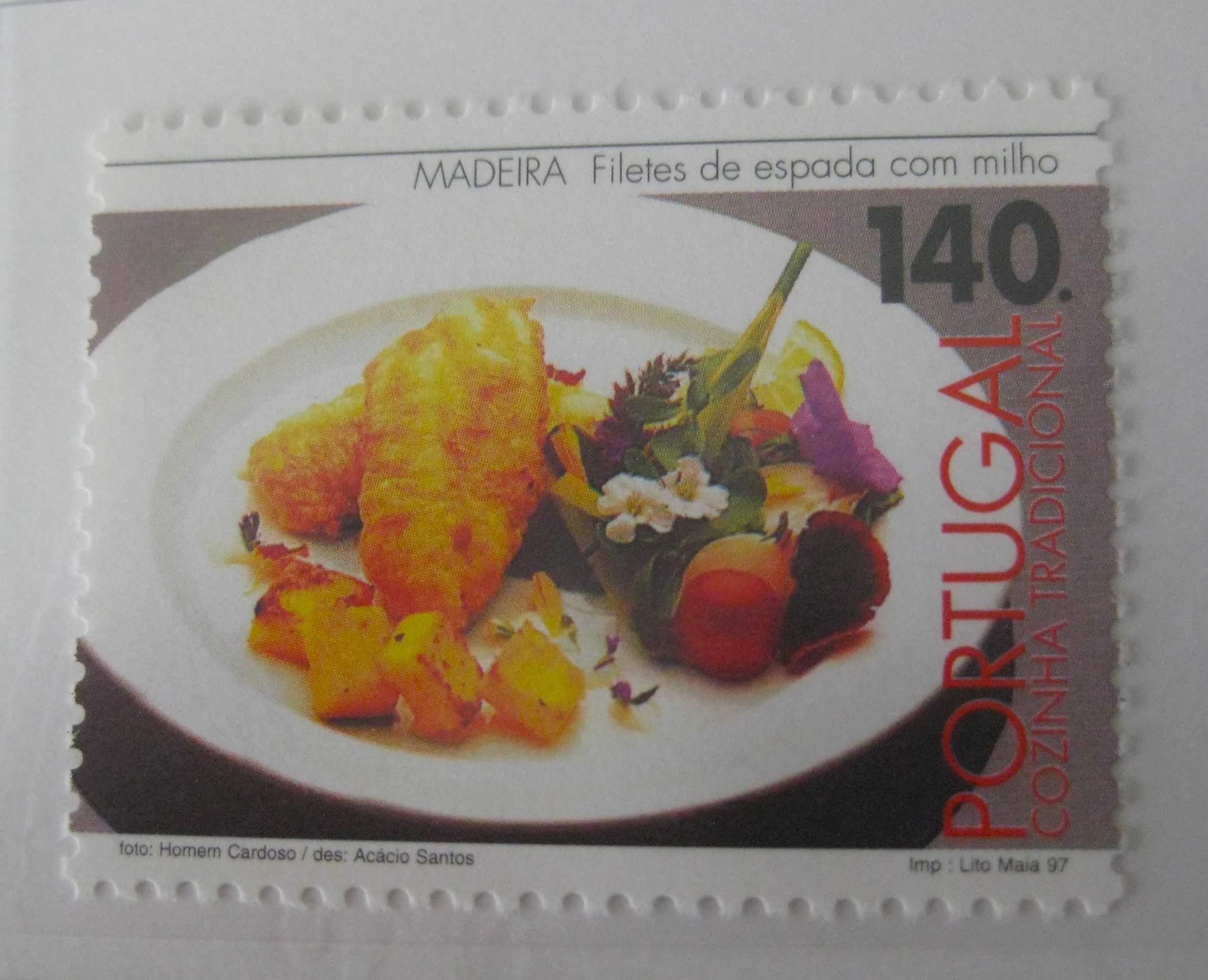 Série nº 2429/34 - Cozinha Tradicional Portuguesa (2º grupo) 1997