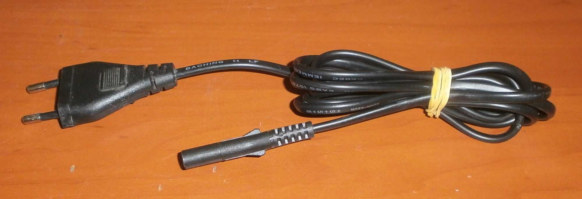 Przewód kabel zasilający ÓSEMKA czarny 1,8m