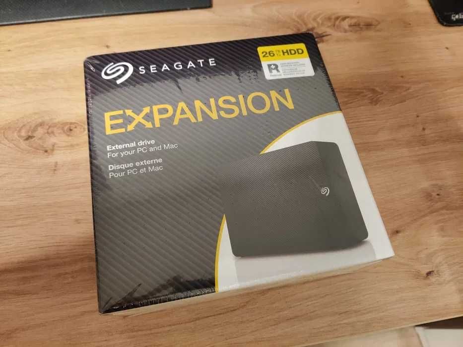 NOWY! Seagate Expansion Desktop 26TB, Zewnętrzny dysk twardy, 3.5"