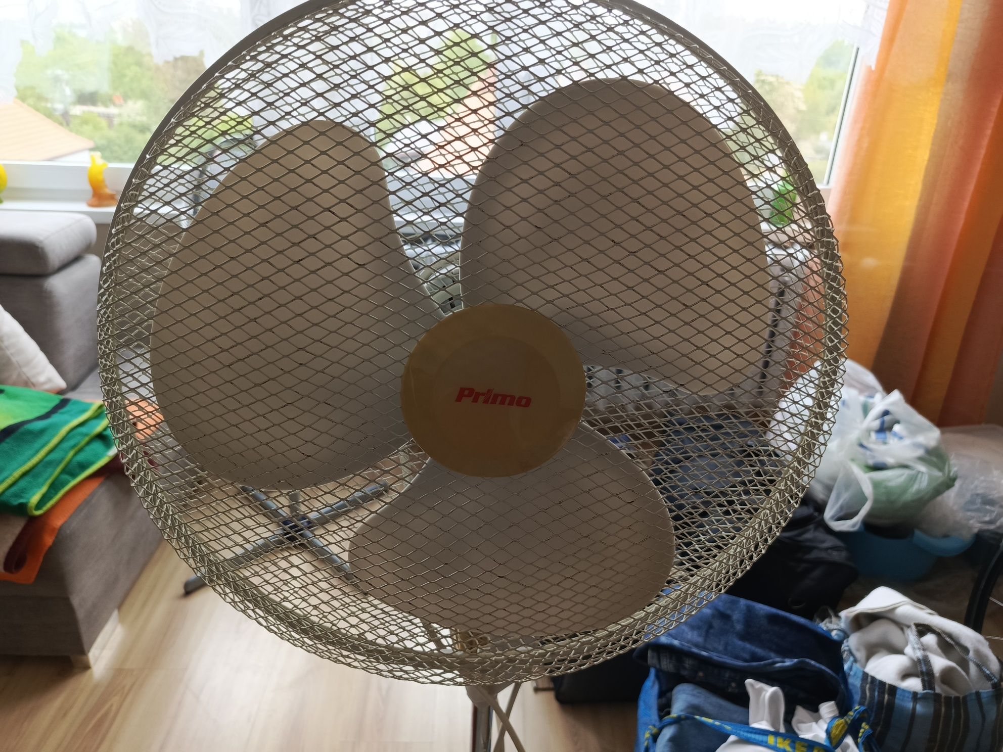 PRIMO-duży markowy solidny wentylator podłogowy. Wysokość 140 cm