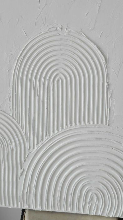 Текстурна картина ручної роботи. Абстракція 30х40 см. Молочний білий