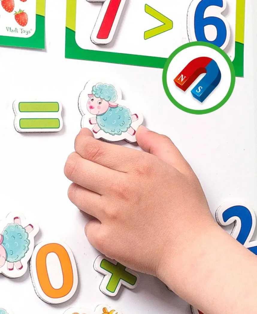 Игры Vladi Toys Абетка и математика на магнитах Академия развития УКР