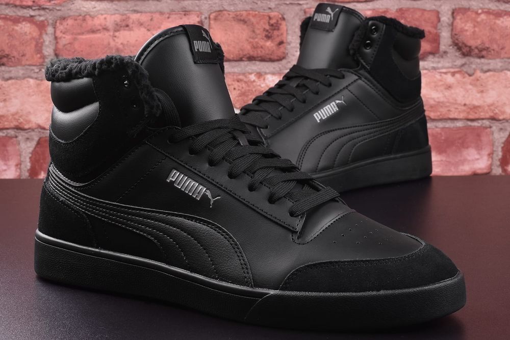 Buty Zimowe Puma Shuffle Mid Fur czarne ocieplane - 42 WYSYŁKA 24H