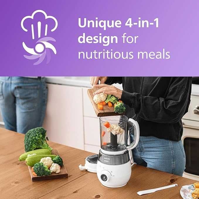 Blender Kielichowy PHILIPS SCF883/01 AVENT 400 W Biały 1l (729b)