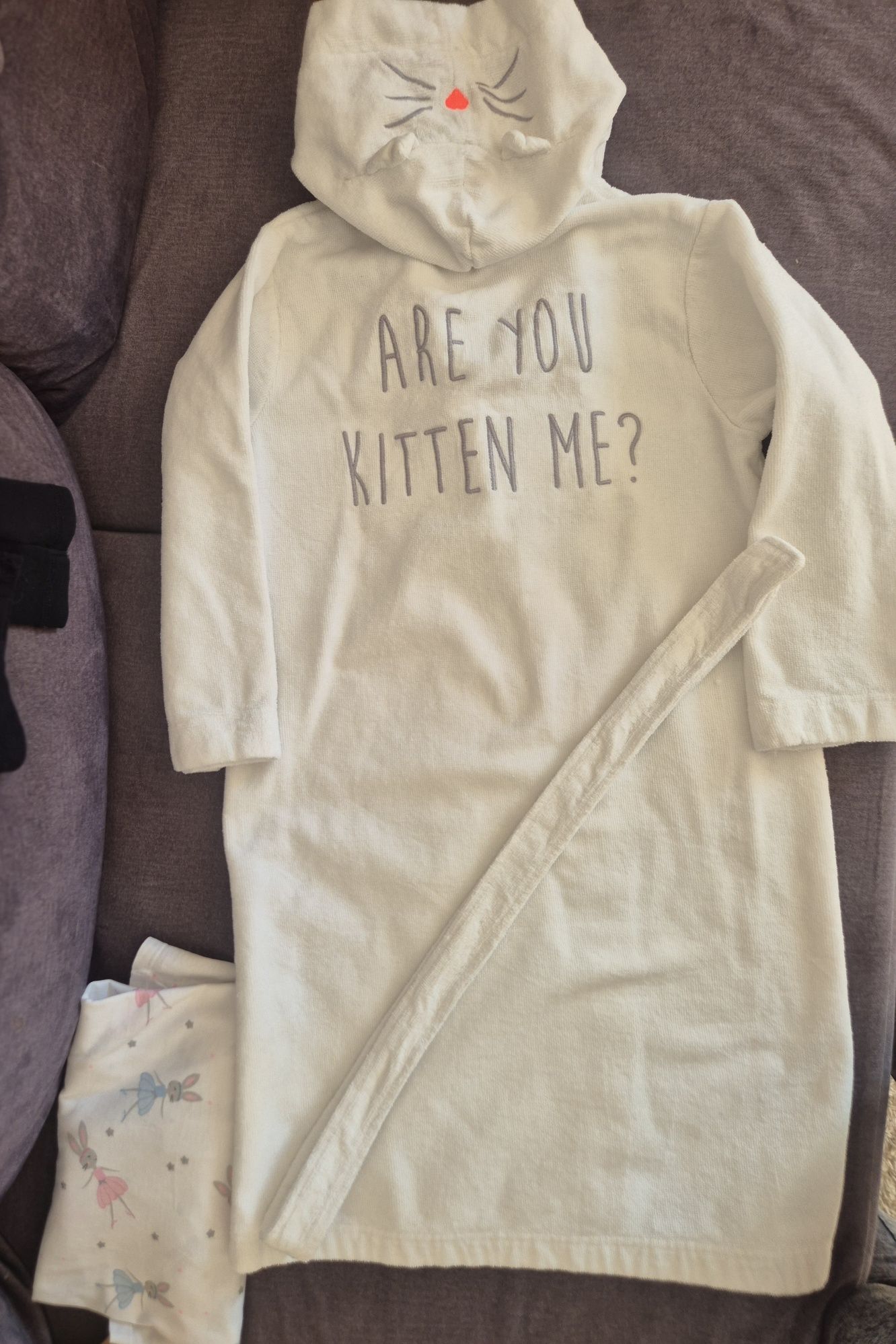 Szlafrok 100% bawełna i koszyla nocna h&m