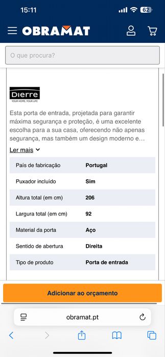 Porta Dierre - Obramat