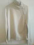 Sweter biały golf support