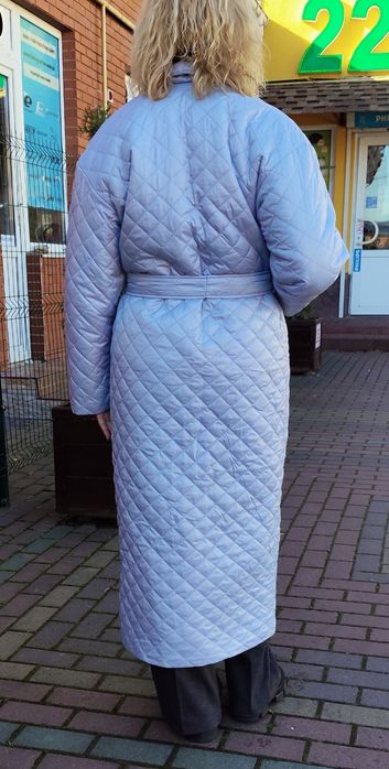 Пальто тонке на поясі, L