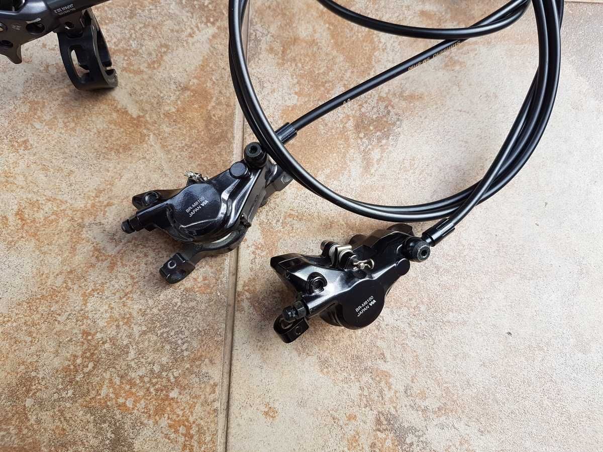 hamulce tarczowe Shimano DEORE XT, BL-M8100, BR-M8100, komplet