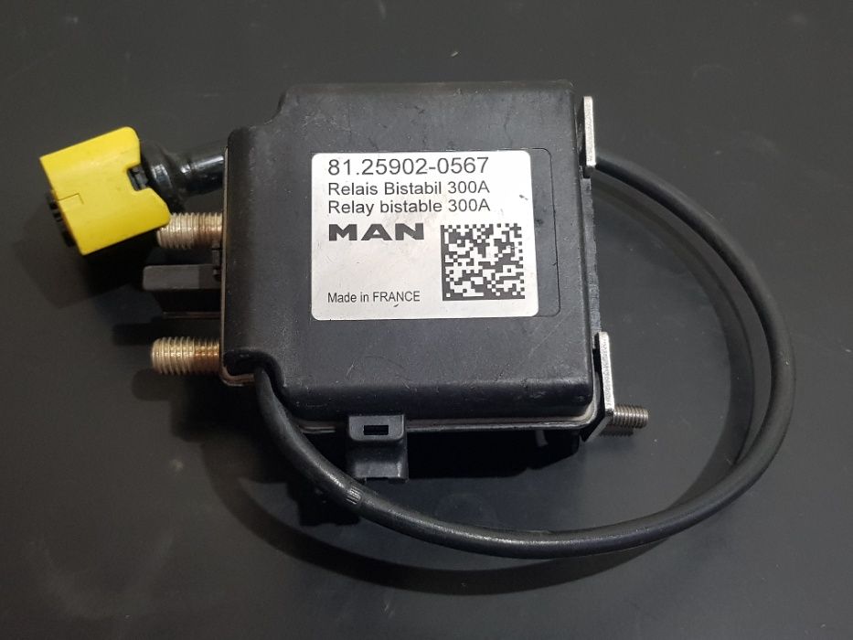 Przekaźnik wysokoprądowy akumulatorów hebel MAN TGX euro6