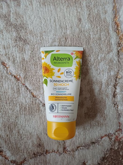 Krem przeciwsłoneczny Alterra SPF