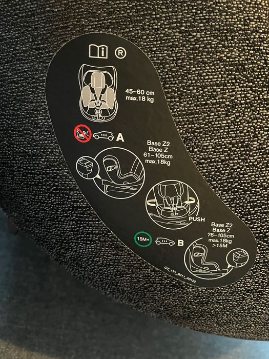 Cadeira Auto Sirona Z2 i-Size