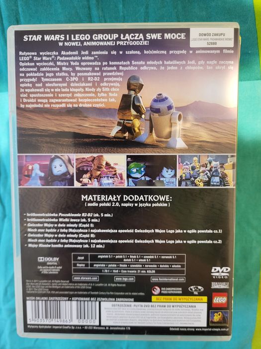 12 płyt DVD Lego Ninjago Rok Węży, Chima, Ben 10, Star Wars