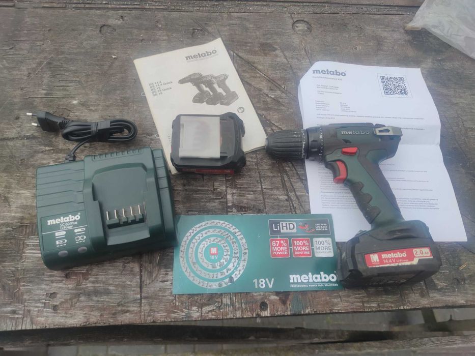 Wiertarko-wkrętarka METABO 14,4V