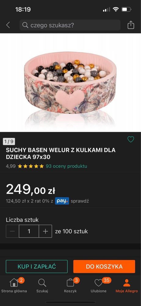 Basen z kulkami