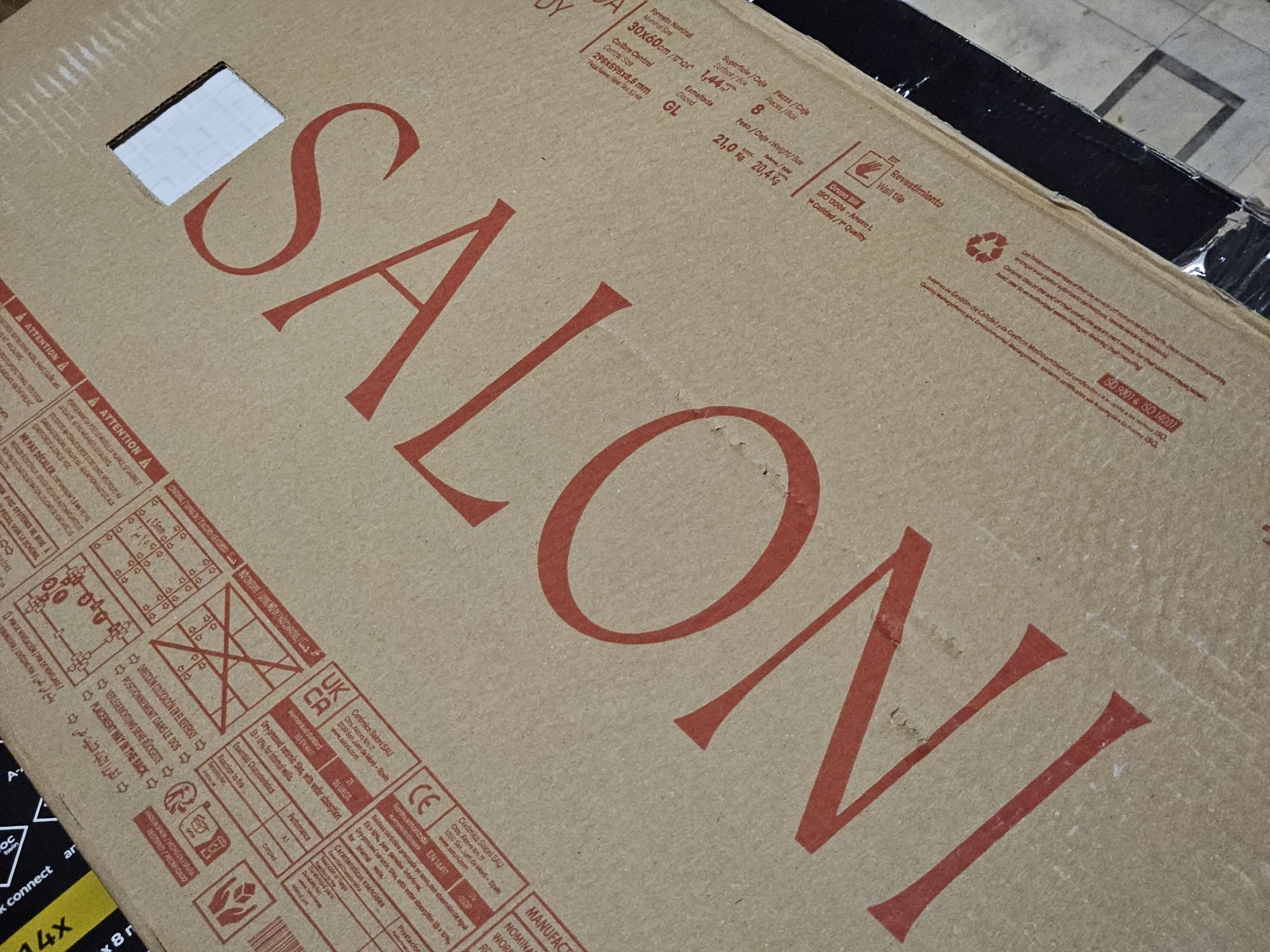 Płytki 30x60 Saloni Sedus Brillo Blanco GXB500