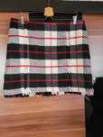Tweedowa spodnica mini midi kratka retro vintage 44 xl XXL 42 uczennic