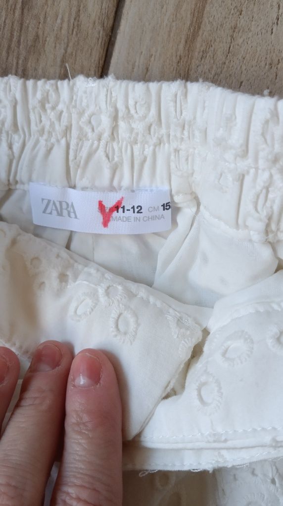 Zara брюки детские из прошвы 152 рост