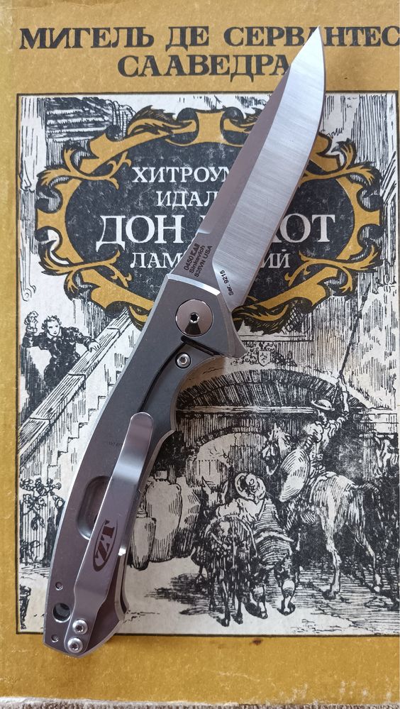 складний ніж Zero Tolerance 0450 Sinkevich KVT Titanium. Оригінал!