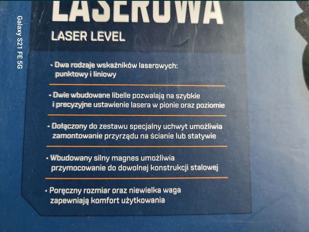 Nowa Poziomica laserowa NITEO