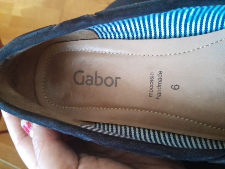 Мокасини Gabor, натуральна замша