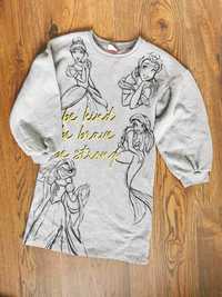 Bluza, tunika, sukienka Disney, szara, rozmiar 146 cm