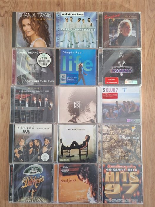 CDs pop rock e outros