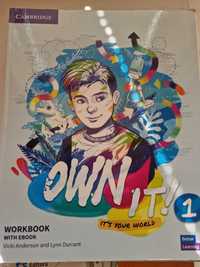 Livros Inglês 6.º ano: Own it! Level 1 Student's Book e Workbook