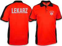 Koszulka ratownicza Polo FLUO męska odblaskowa FUNKCYJNA (XL)